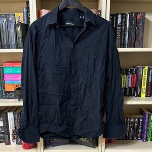 Emporio Armani Dark Button-Up Jacket